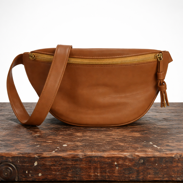 Laura nahkainen crossbody-laukku