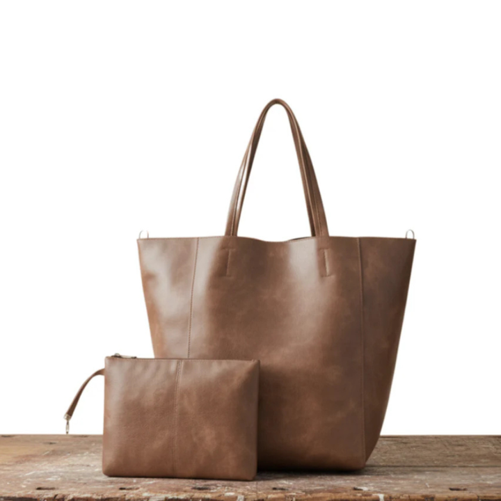 Roosa Retro Tote Laukku