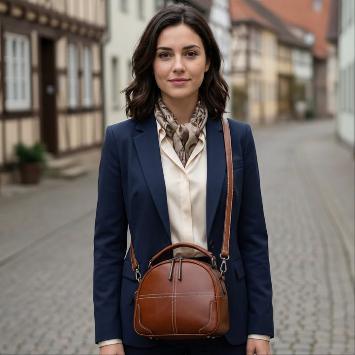 Elli Nahkainen Crossbody Laukku
