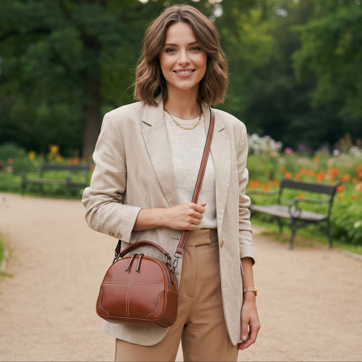Elli Nahkainen Crossbody Laukku
