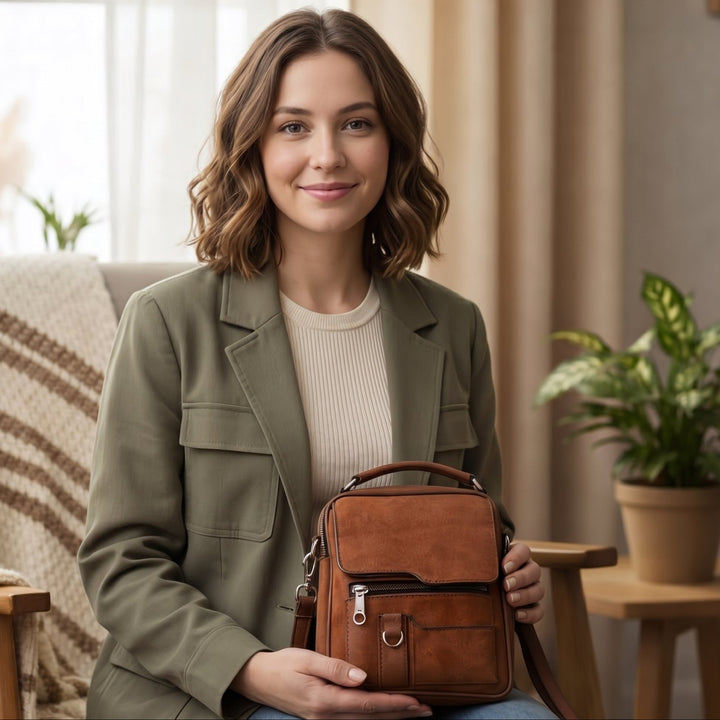 Aaro Vintage Crossbody Laukku