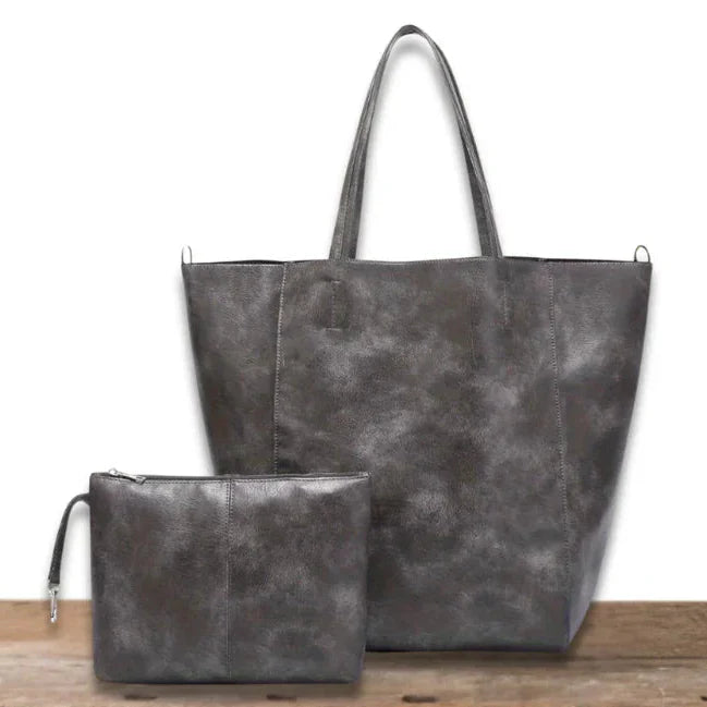 Roosa Retro Tote Laukku